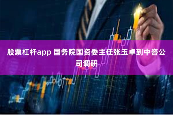 股票杠杆app 国务院国资委主任张玉卓到中咨公司调研
